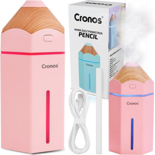 Nawilżacz powietrza na biurko Pencil 230 ml Cronos Pink