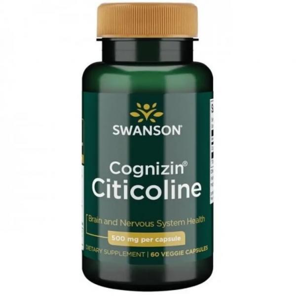 Swanson Cognizin Citicoline 500 mg 60 kapsułek