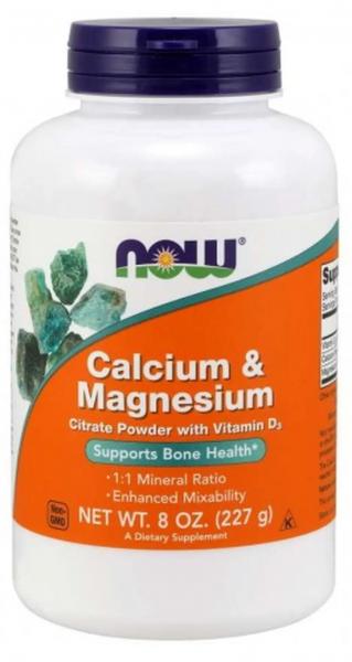 Calcium & Magnesium 227 g NOW FOODS