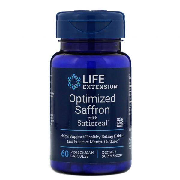 Szafran Optimized Saffron with Satiereal 60 kapsułek Life Extension