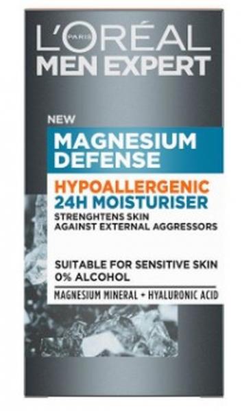(DE) L´Oréal, Paris Men Expert Magnesium Defence 24H, Krem do twarzy na dzień, 50ml (PRODUKT Z NIEMIEC)