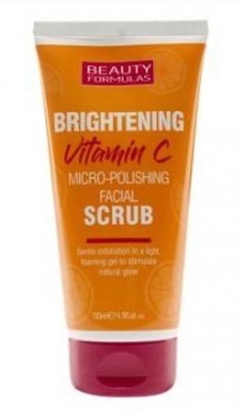 (DE) Beauty Formulas Brightening Vitamin C Peeling do twarzy, 150ml (PRODUKT Z NIEMIEC)
