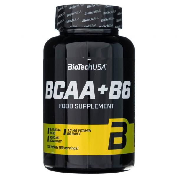 BioTech USA BCAA+B6 - 100 tabletek