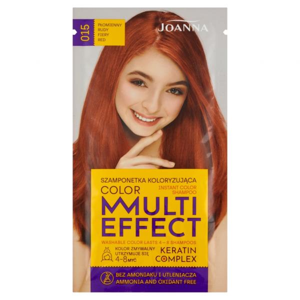 Multi Effect Color szamponetka koloryzująca 015 Płomienny Rudy 35g