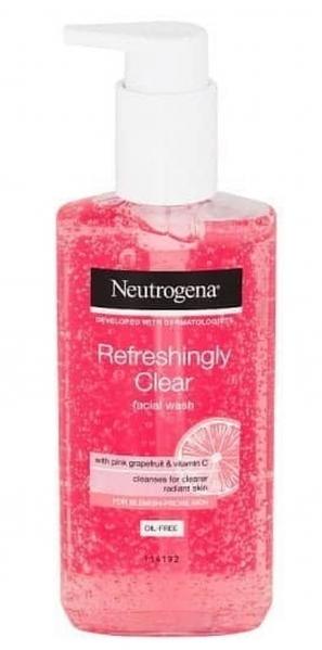 (DE) Neutrogena Refreshingly Clear Żel do mycia twarzy z grejfrutem i witaminą C, 200ml (PRODUKT Z NIEMIEC)
