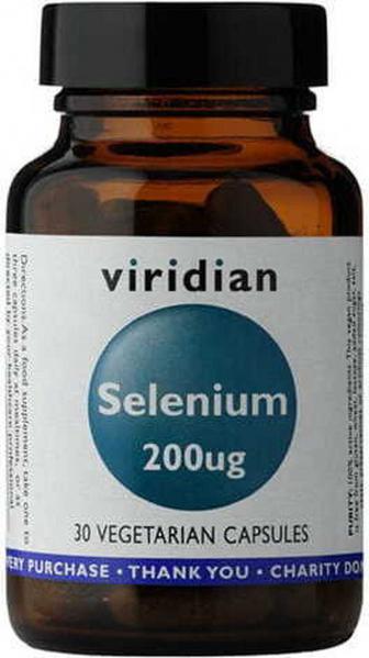 Selen Selenium 200ug 30 kapsułek Viridian