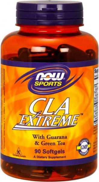CLA Extreme z guaraną 800 mg 90 kapsułek NOW FOODS