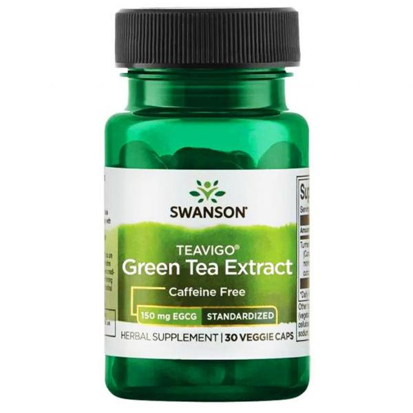 SWANSON Green Tea Extract TEAVIGO Ekstrakt Zielona Herbata 30 kapsułek wegetariańskich