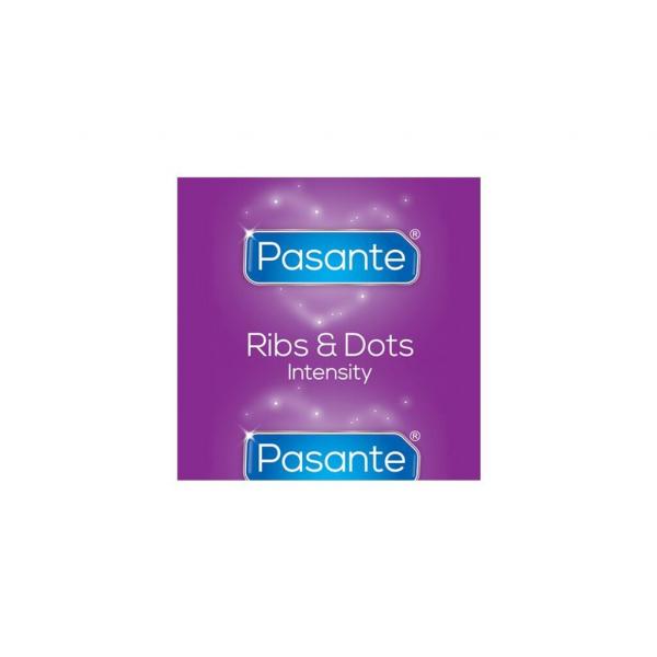 Prezerwatywy Pasante Ribs & Dots/Intensity Bulk Pack (144 szt.)