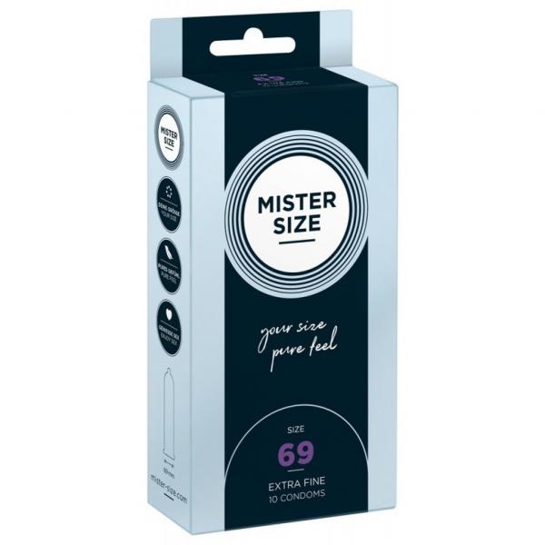 Mister Size, Prezerwatywy 69 mm, 10 sztuk