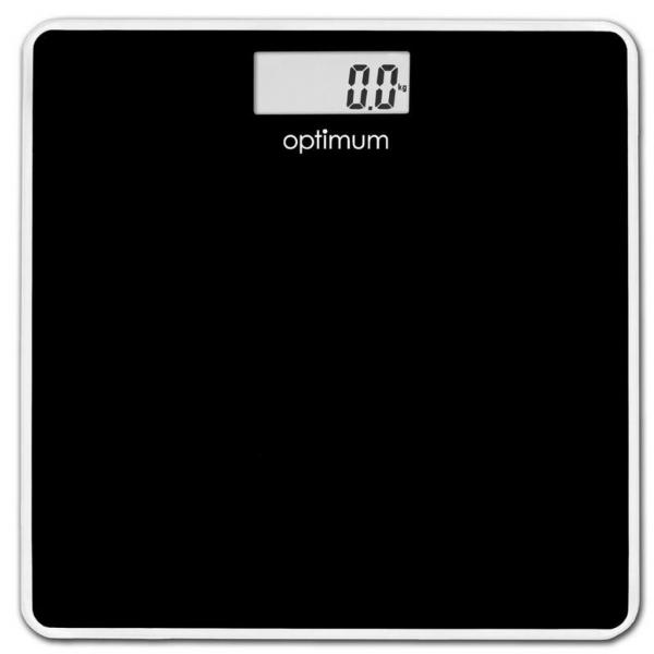 Elektroniczna waga osobowa OPTIMUM WG-0165 : Kolor - Czarny