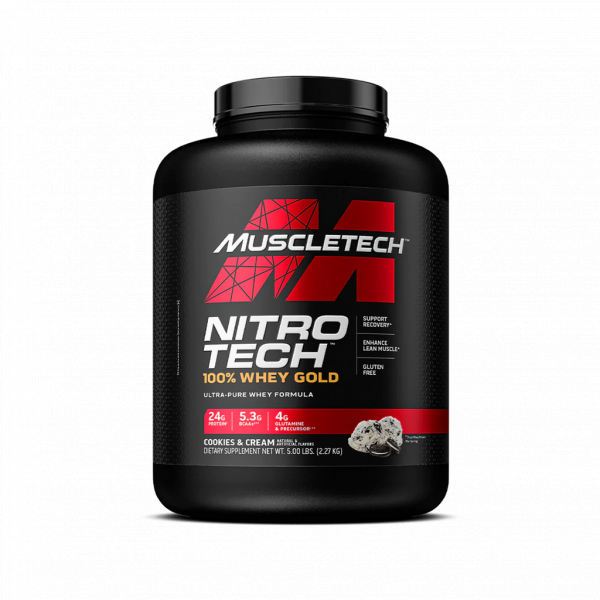 MuscleTech Nitro Tech Białko 100% Whey Gold ciasteczkowe - 2270 g