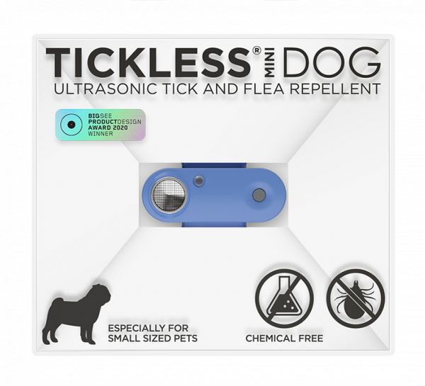 TickLess Pet Mini Ultradźwiękowa ochrona przed kleszczami - Greek Blue