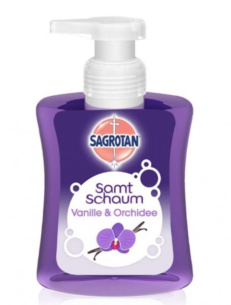 (DE) Sagrotan, Antybakteryjne mydło w piance, wanilia i orchidea, 250 ml (PRODUKT Z NIEMIEC)