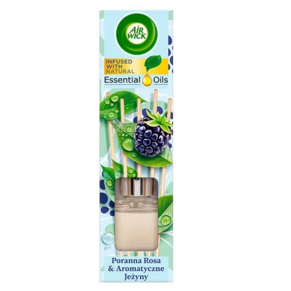 Essential Oils pachnące patyczki zapachowe Poranna Rosa i Aromatyczne Jeżyny 40ml