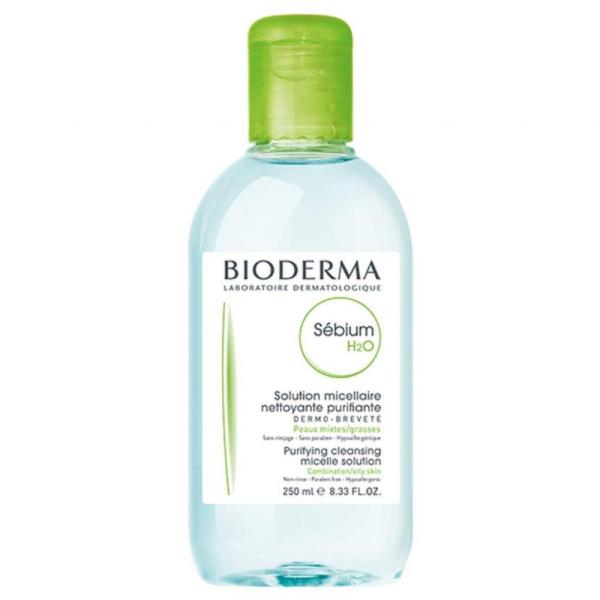 Bioderma, Sebium H2O Płyn micelarny do oczu, 250 ml