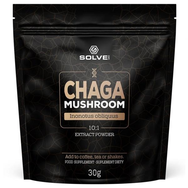 Solve Labs Błyskoporek podkorowy Chaga Mushroom - 30 g