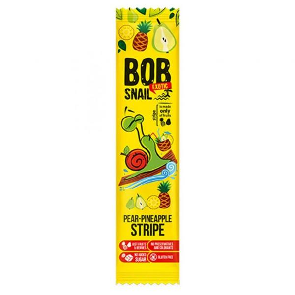 Bob Snail Przekąska gruszkowo-ananasowa bez dodatku cukru - 14 g