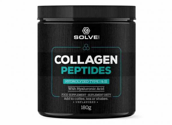 SolveLabs Collagen (hydrolizowany kolagen w proszku) typu 1 i 3 180g