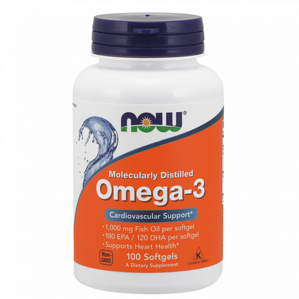 Now Foods Omega-3 1000 mg - 100 kapsułek