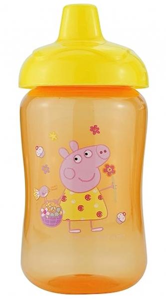 (DE) Peppa Pig, Butelka z dziubkiem dla dzieci 6m+, 1 sztuka (PRODUKT Z NIEMIEC)