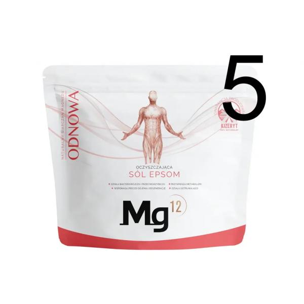 Sól Epsom Mg12 20kg (5x4kg) - Sól gorzka