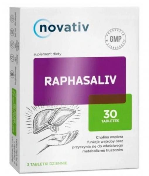Novativ Raphasaliv, 30 tabletek