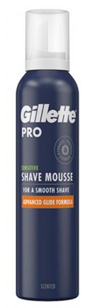 (DE) Gillette Pro Sensitive Pianka do golenia, 240ml (PRODUKT Z NIEMIEC)