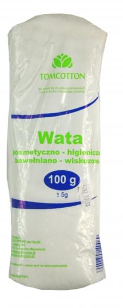 Tomcotton, Wata kosmetyczno higieniczna, 100g (HIT)