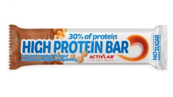 High Protein Bar, Baton karmelowo-nugatowy, 49g