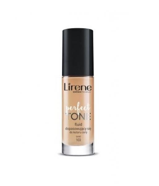 Lirene Perfect Tone 103 Sand (chłodny) fluid dopasowuje się do koloru cery 30 ml
