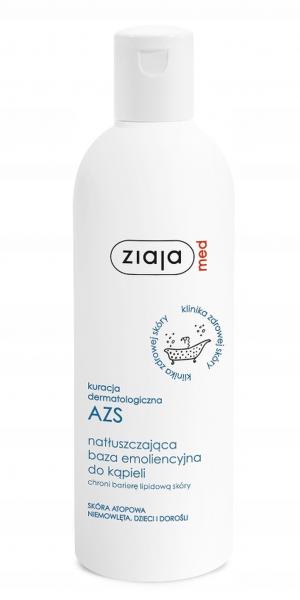 Ziaja Med, AZS baza natłuszczająca, emolient do kąpieli, 270 ml