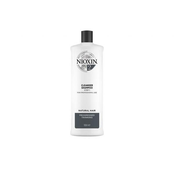 Nioxin System 2 Oczyszczający szampon do włosów, 1000ml
