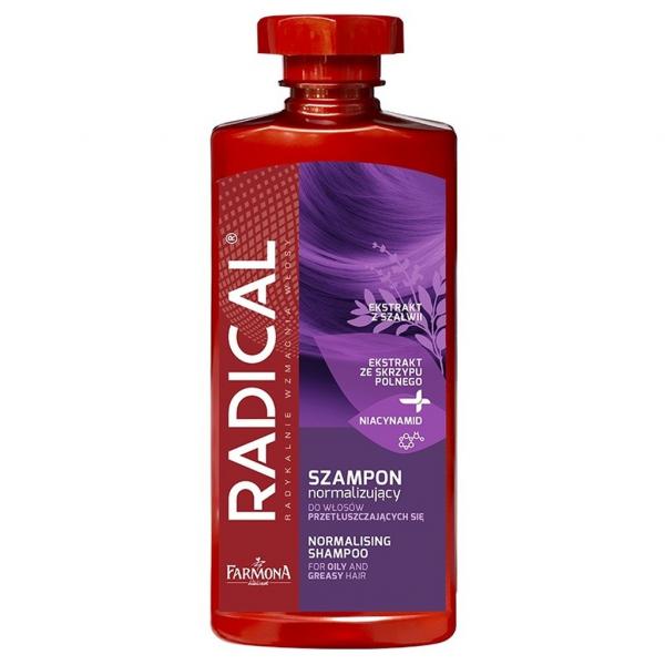 Radical szampon normalizujący do włosów przetłuszczających się 400ml