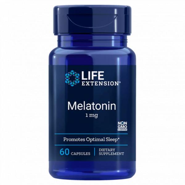 Melatonin 1 mg 60 kapsułek Life Extension