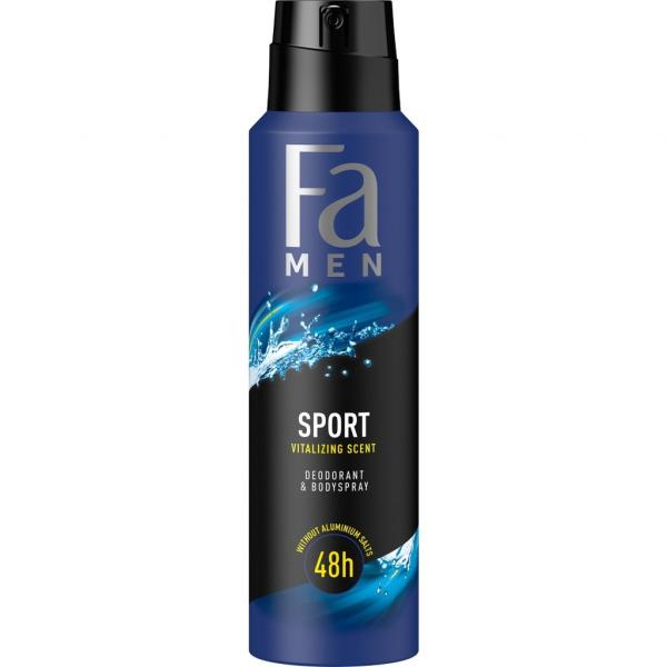Men Sport 48h dezodorant w sprayu o zapachu zielonych cytrusów 150ml