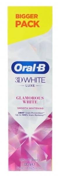 (DE) Oral-B 3D White Luxe Glamorous White Pasta do zębów, 100ml (PRODUKT Z NIEMIEC)