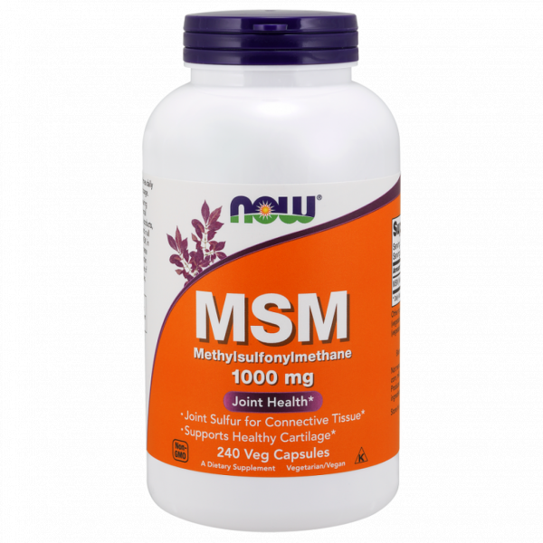 Now Foods MSM 1000 mg - 240 kapsułek