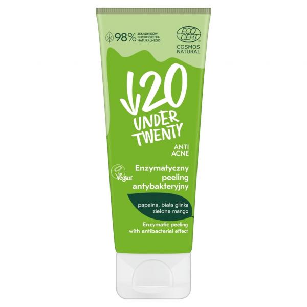 Under Twenty, Anti-Acne, Enzymatyczny peeling antybakteryjny, 75 ml