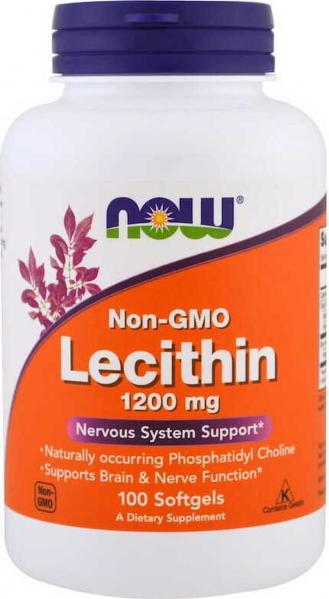Now Foods Lecytyna (Lecithin) 1200 mg - 100 kapsułek