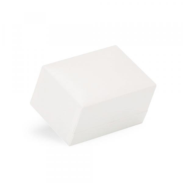 Białe pudełeczko na obrączki matowe