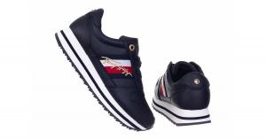 TOMMY HILFIGER BUTY DAMSKIE TH SIGNATURE RUNNER SNEAKER NAVY FW0FW05218 DW5