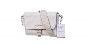 TOMMY HILFIGER TOREBKA DAMSKA RELAXED TOMMY CROSSOVER LIGHT BEIGE AW0AW10479 TAG