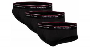 TOMMY HILFIGER MAJTKI MĘSKIE BRIEF 3 PARY BLACK 1U87903766 990