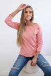 Bluzka Casual morelowa