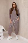 Komplet new punto bluza + spodnie fango