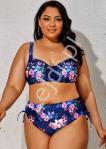Kwiatowe bikini Plus Size