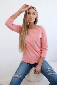 Bluzka Casual morelowa