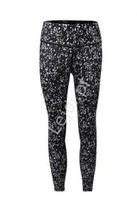 Czarne legginsy dziecięce Nike w czarno białe wzory, Dri-Fit Icon One Luxe All