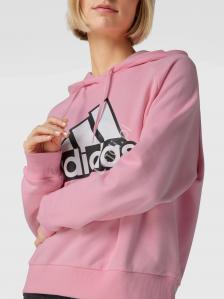 Bluza różowa z kapturem better cotton Adidas